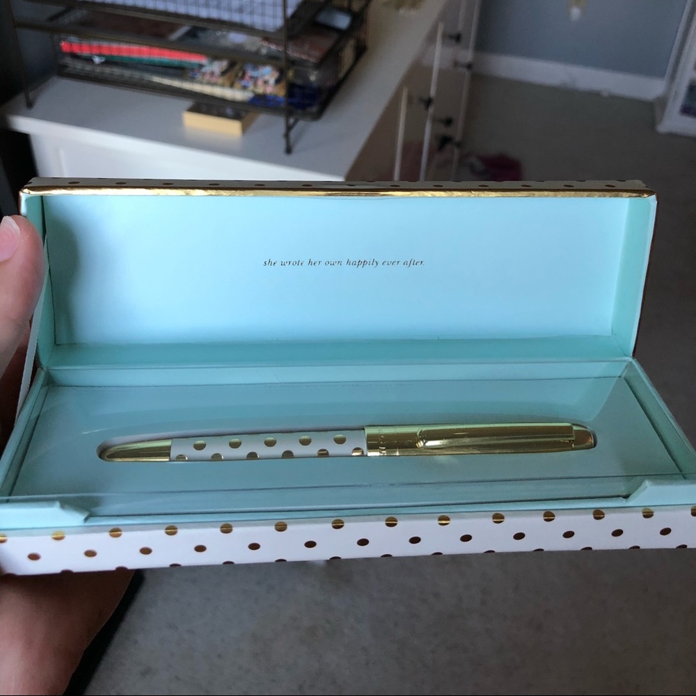 Kate Spade Gold Dots Ballpoint Pen